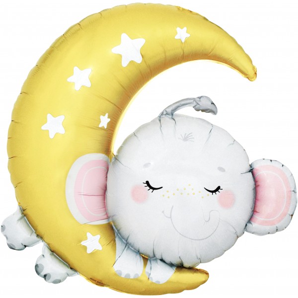 Шар фигура Полумесяц со слоненком